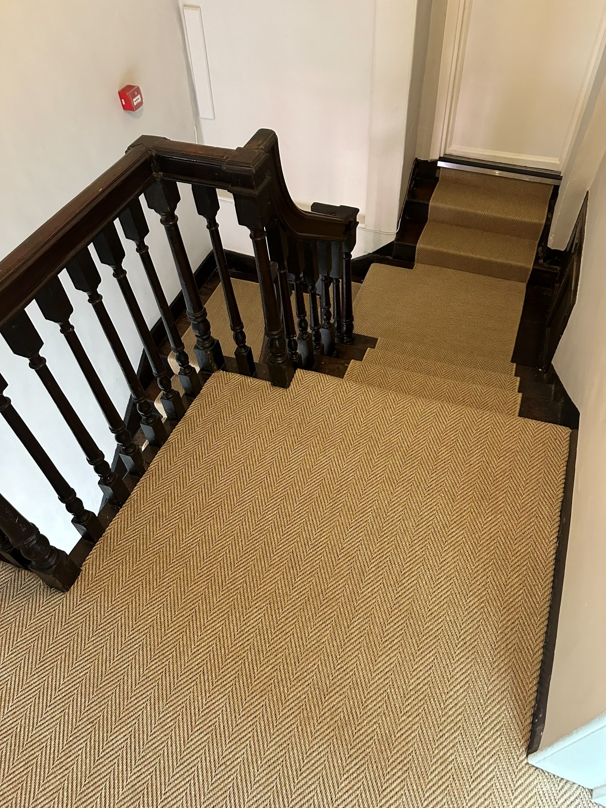 Commercial flooring installation of New England Woodstock NE6022 in a Staffordshire archive centre by Select Line